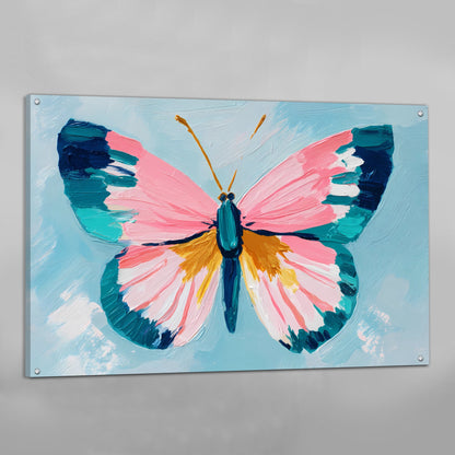 Colorful Butterfly Wall Art - Luxury Art Canvas