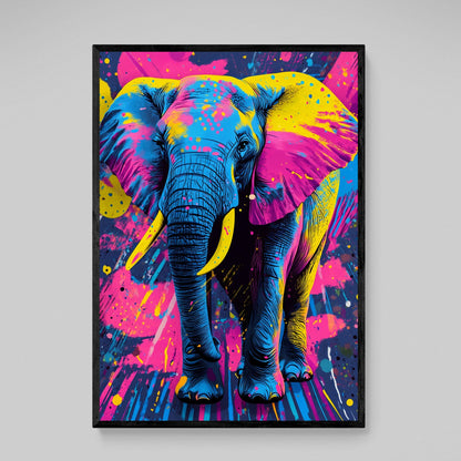 Colorful Elephant Canvas - Luxury Art Canvas