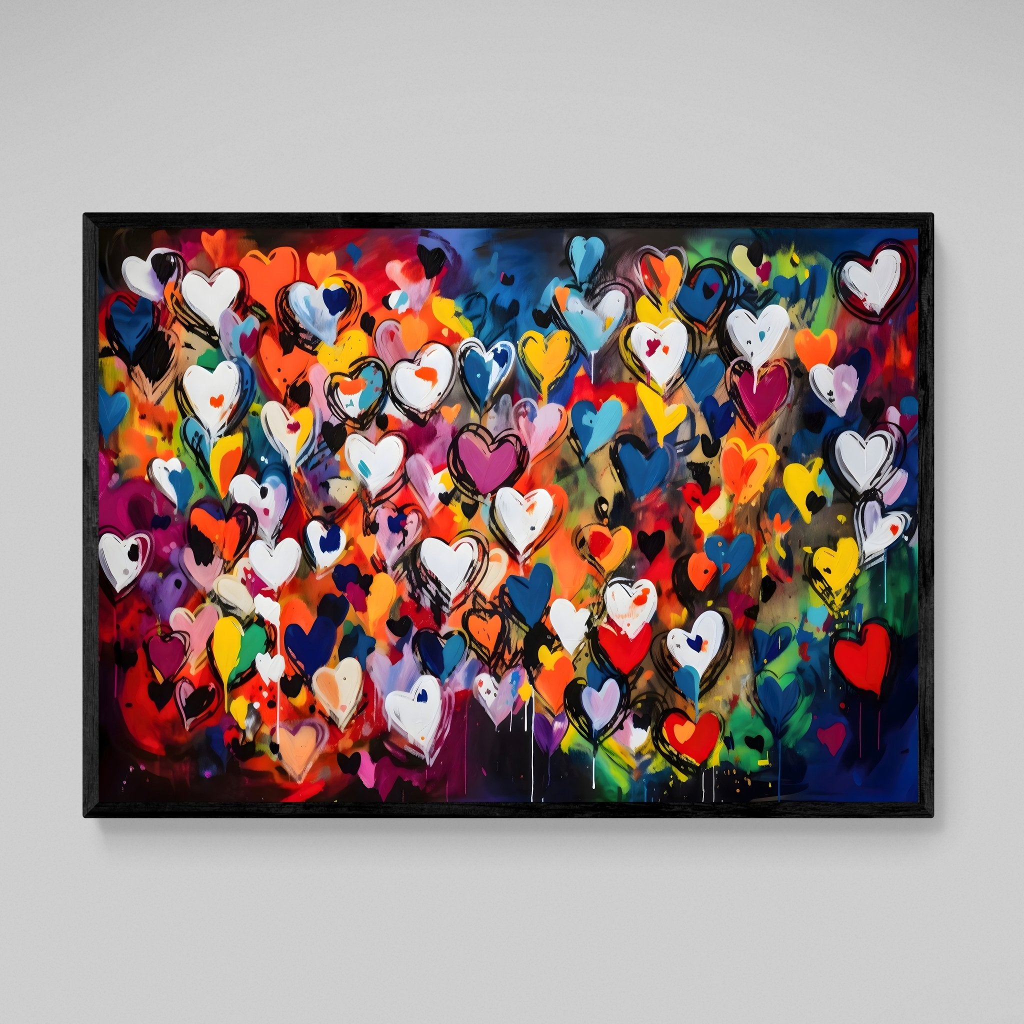 Colorful Graffiti Canvas Wall Art - Luxury Art Canvas