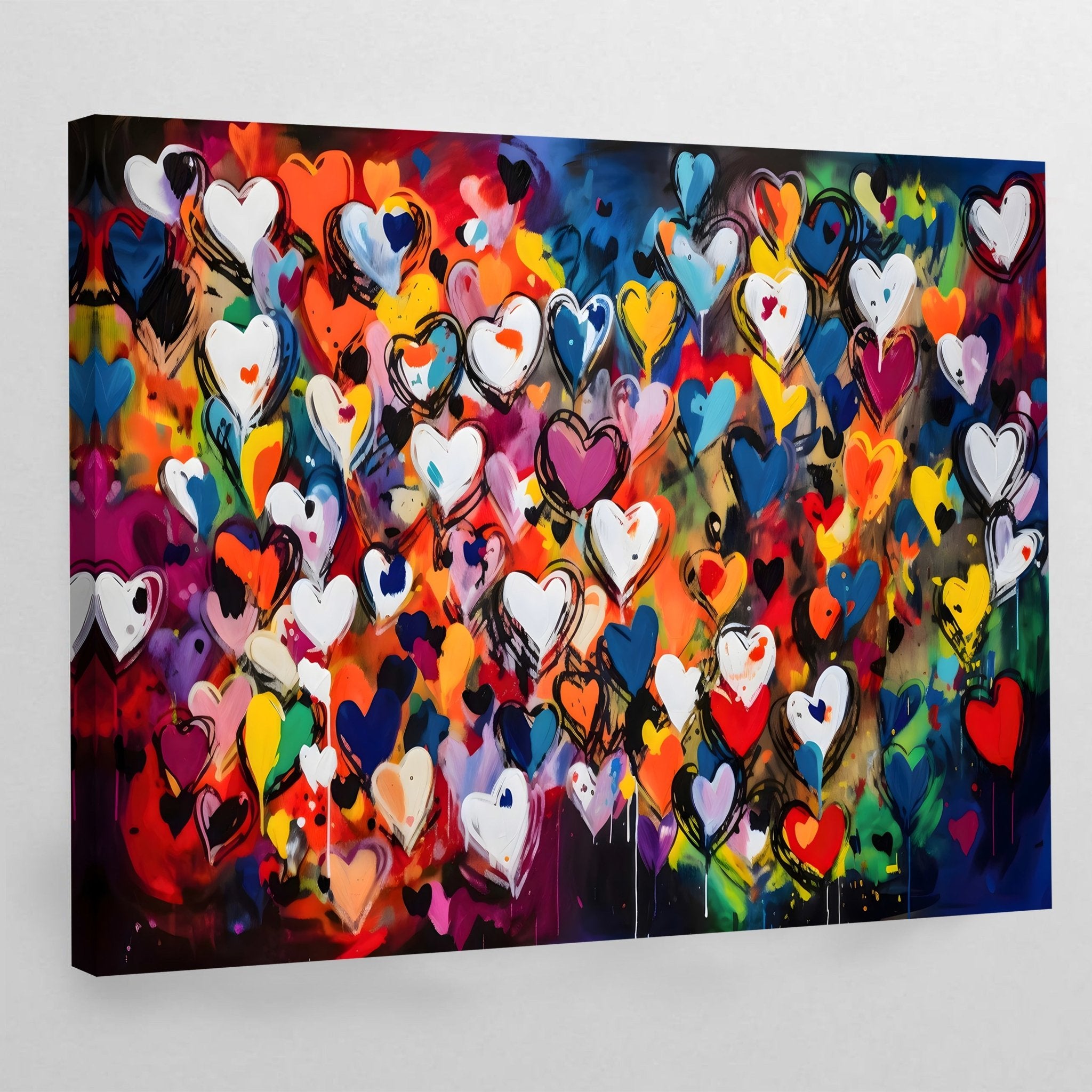 Colorful Graffiti Canvas Wall Art - Luxury Art Canvas
