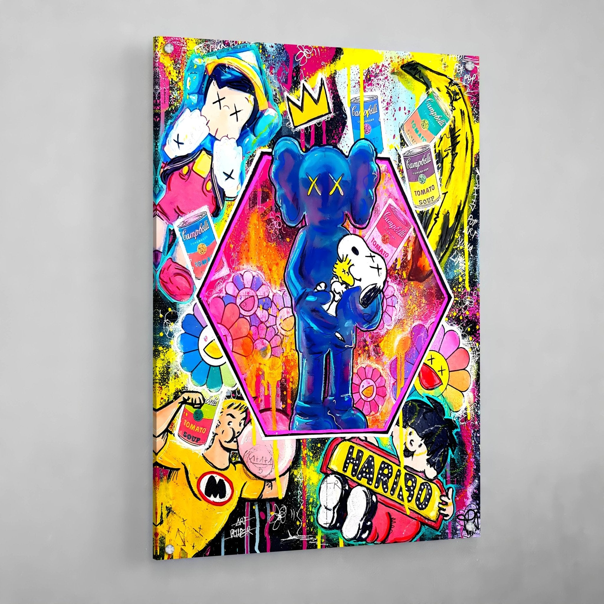Colorful Hypebeast Poster - Luxury Art Canvas