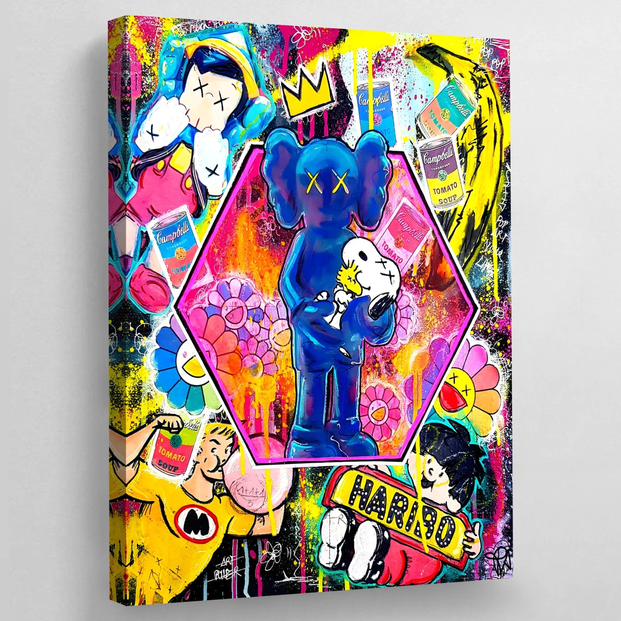 Colorful Hypebeast Poster - Luxury Art Canvas