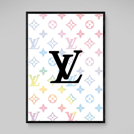 Colorful Louis Vuitton Canvas - Luxury Art Canvas