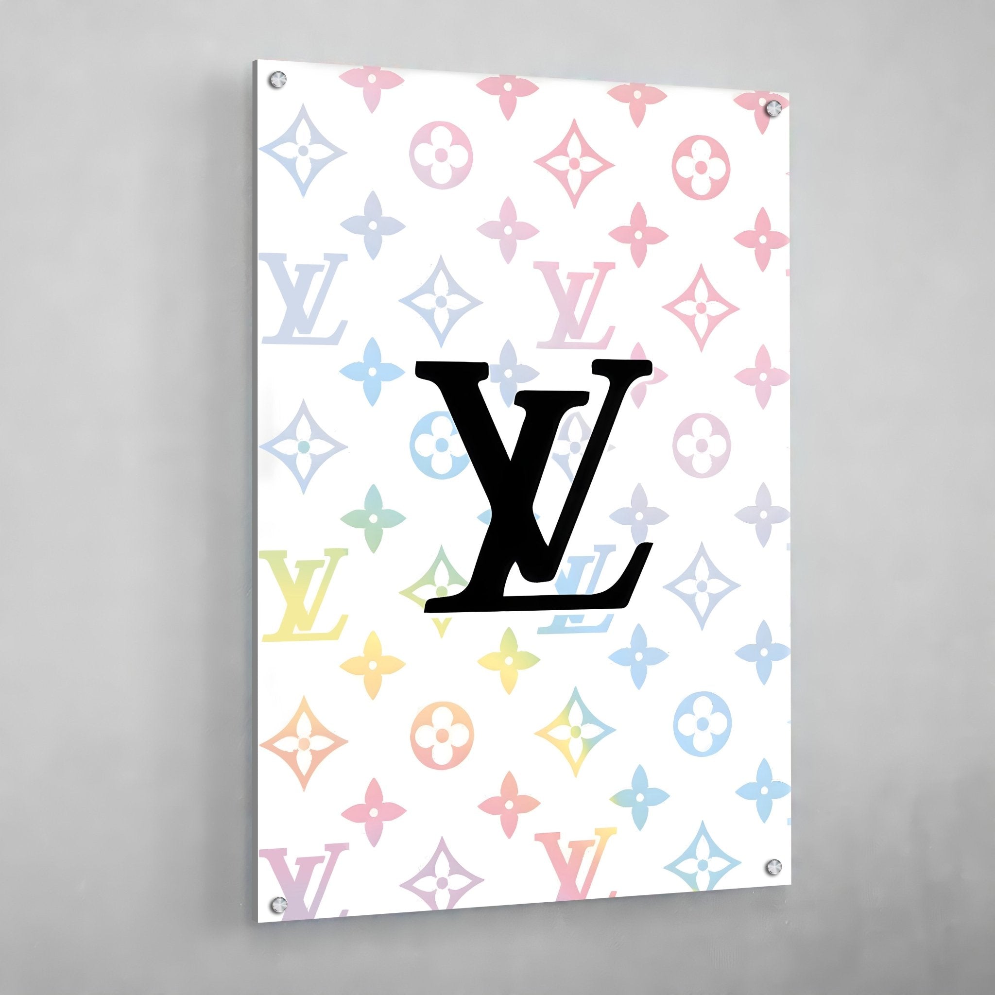 Colorful Louis Vuitton Canvas - Luxury Art Canvas