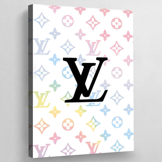 Colorful Louis Vuitton Canvas - Luxury Art Canvas