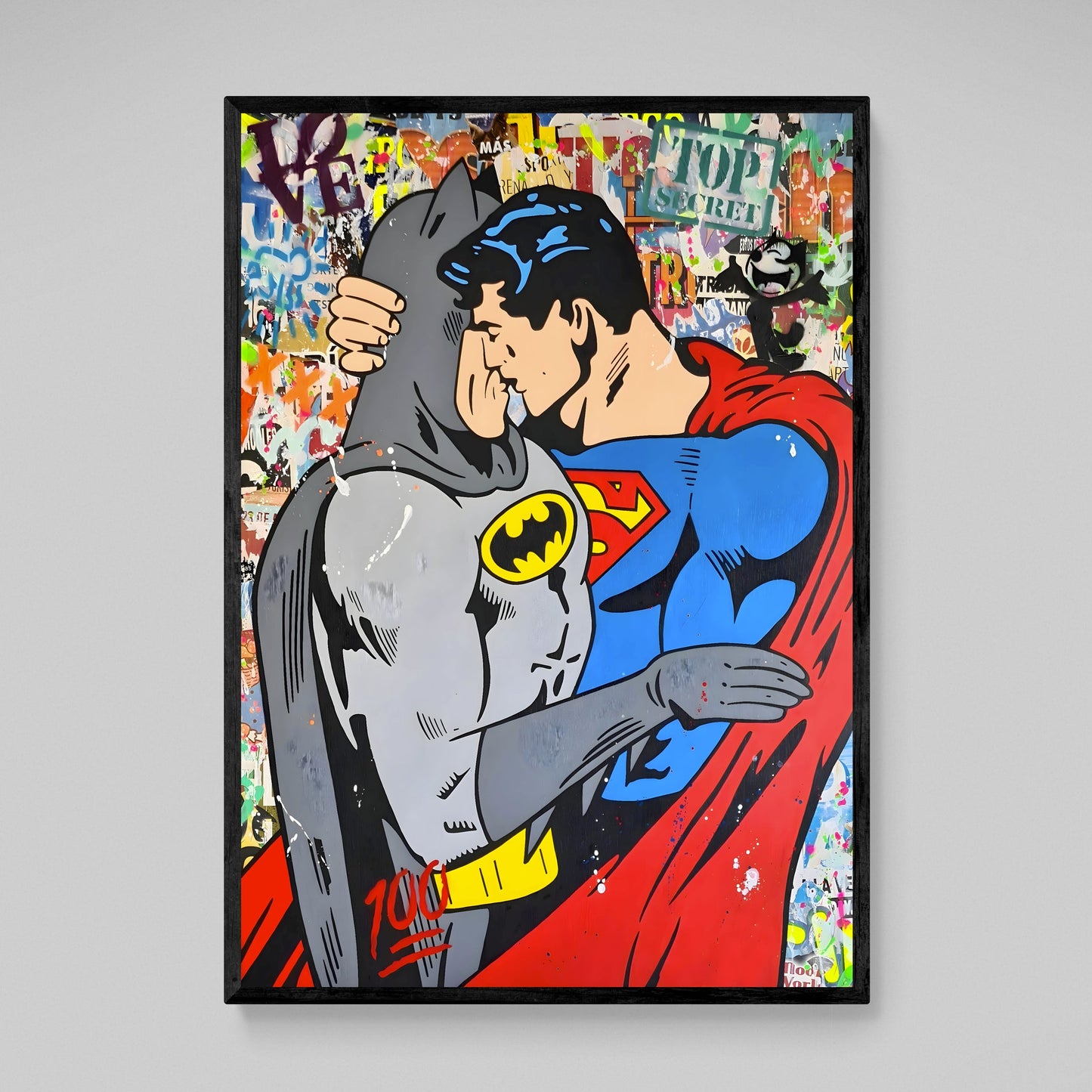 Comics Pop Culture Wall Art - Luxury Art Canvas