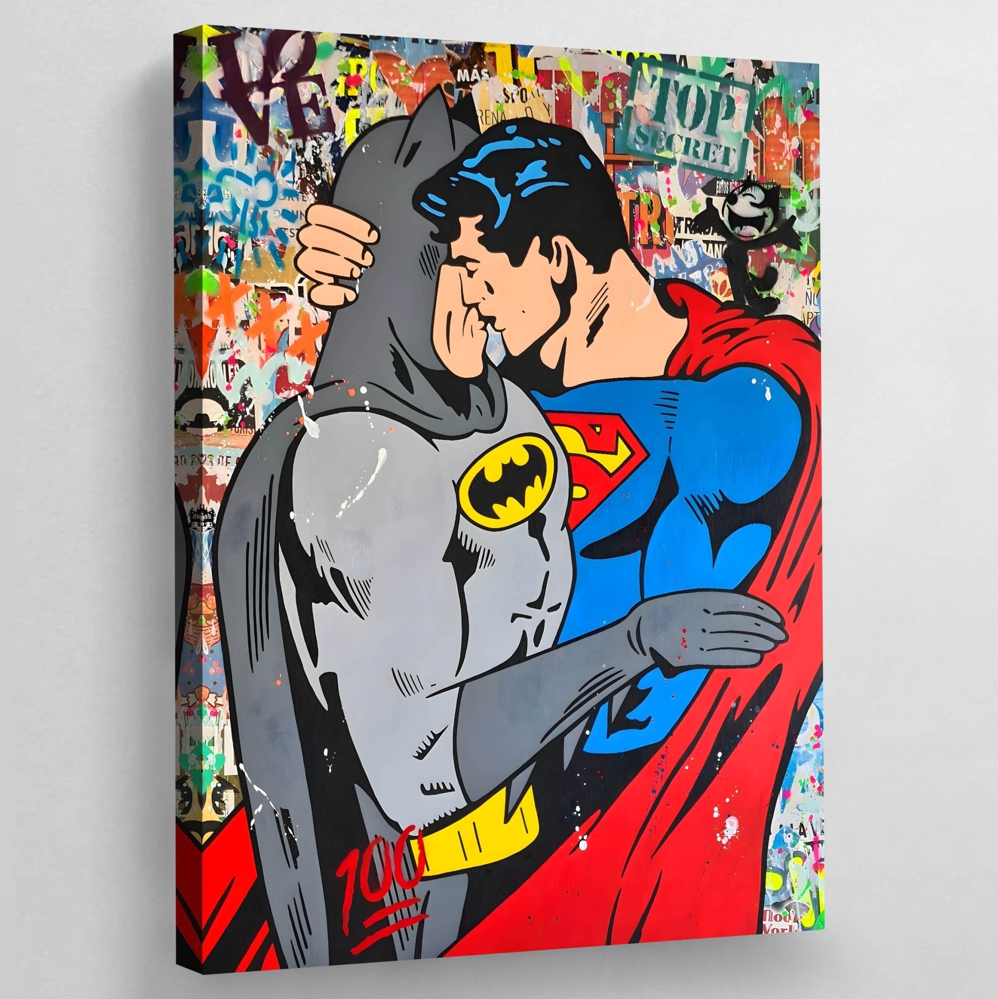 Comics Pop Culture Wall Art - Luxury Art Canvas