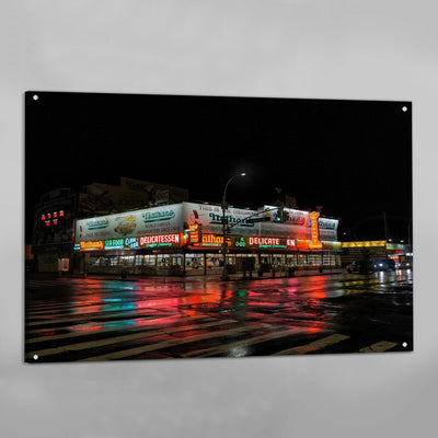 Coney Island Diner New York Wall Art - Luxury Art Canvas