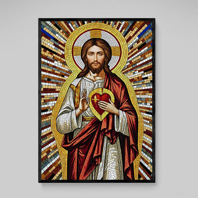 Contemporary Christian Wall Art - Luxury Art Canvas