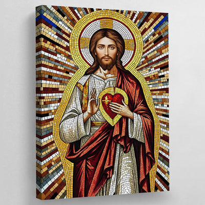 Contemporary Christian Wall Art - Luxury Art Canvas