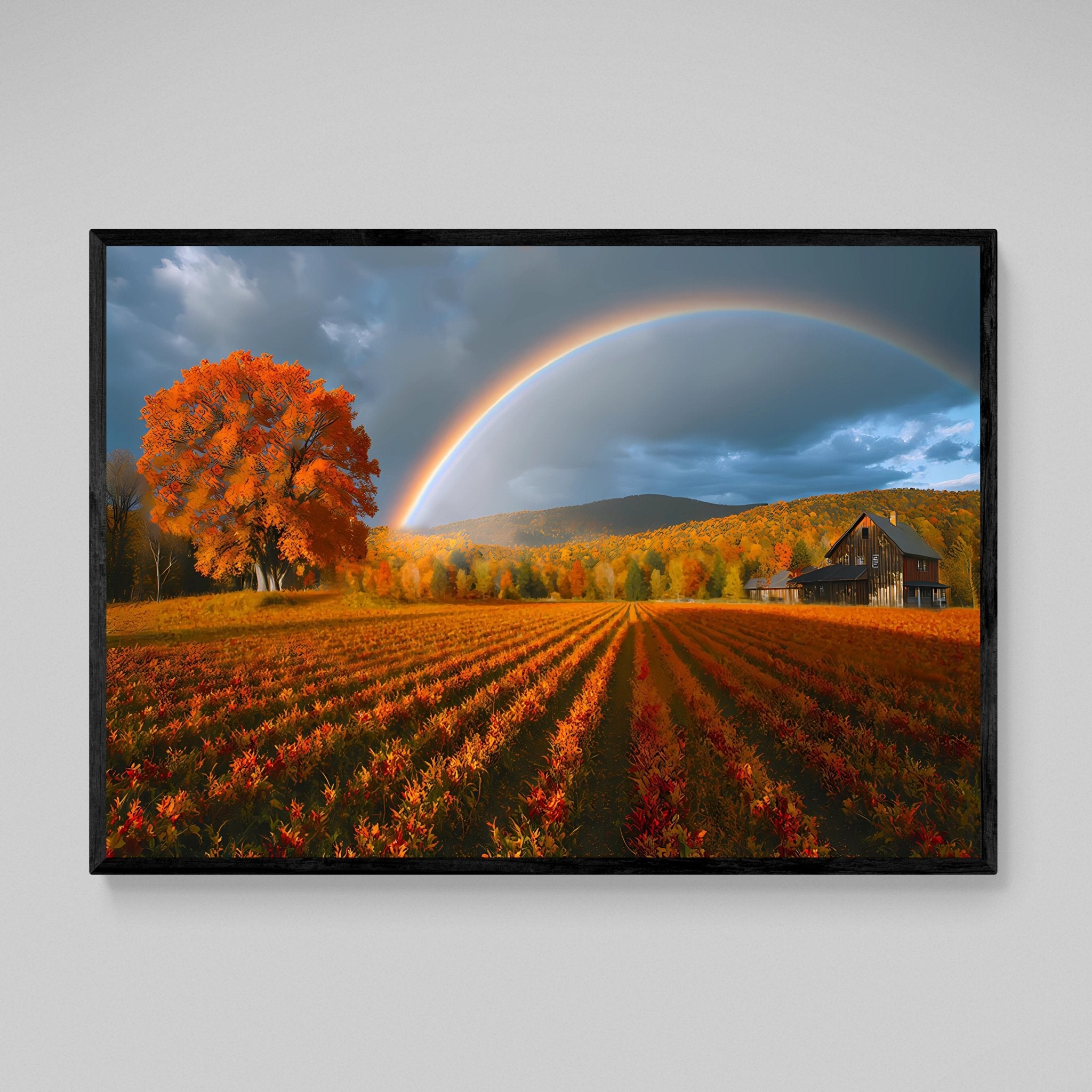 Country Landscape Wall Art - Luxury Art Canvas