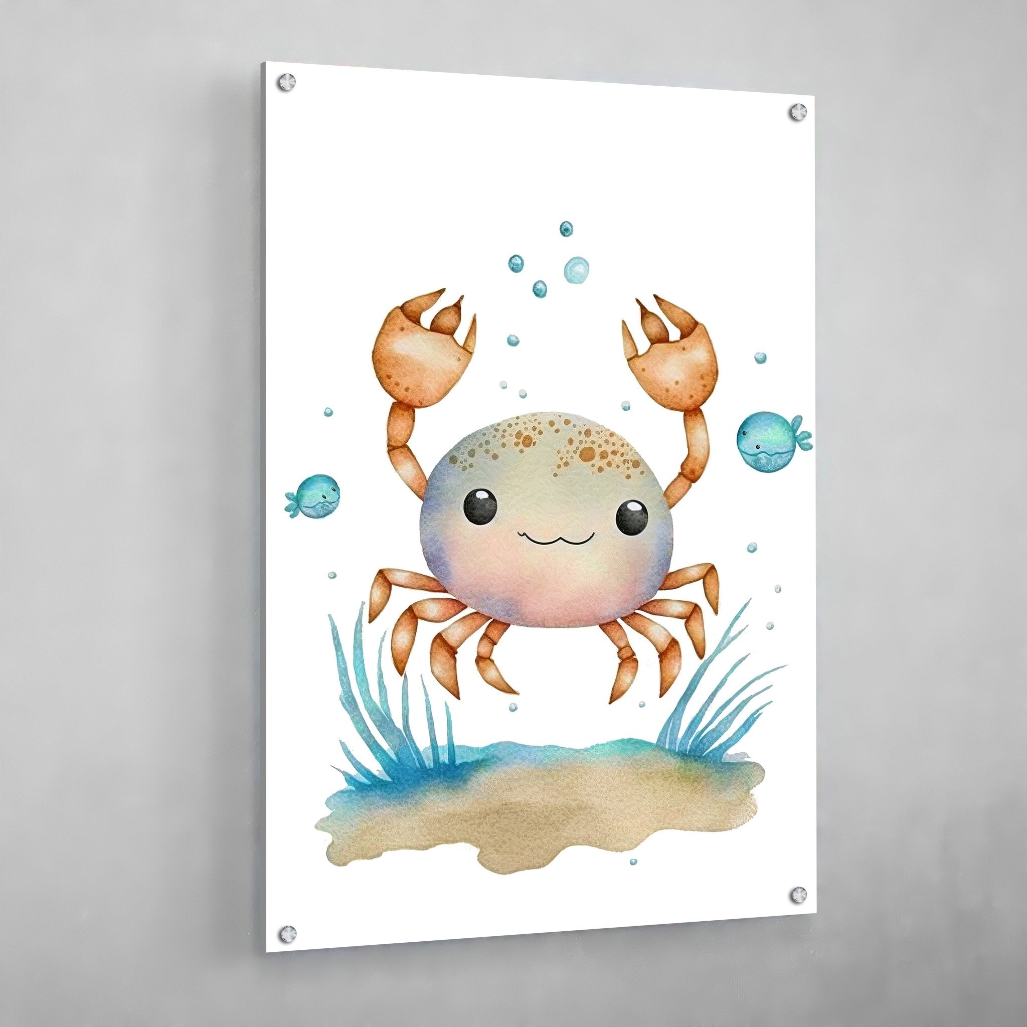 Crab Nursery Wall Art - Luxury Art Canvas