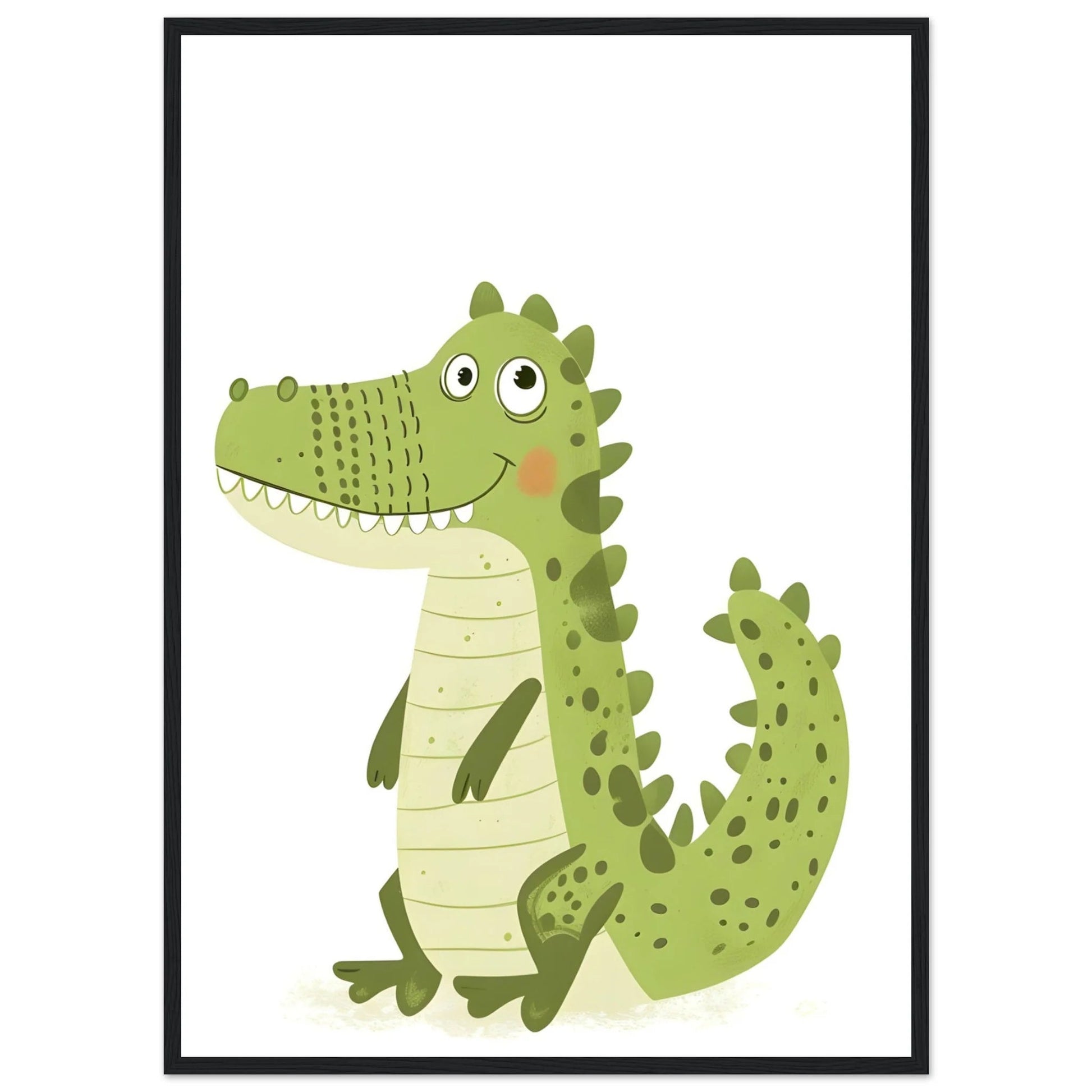 Crocodile Kids Wall Art - Luxury Art Canvas