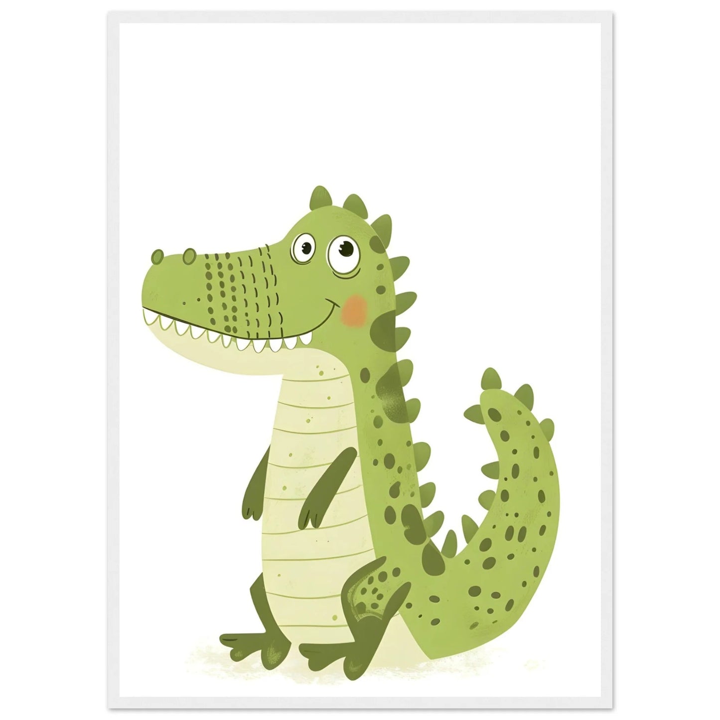 Crocodile Kids Wall Art - Luxury Art Canvas