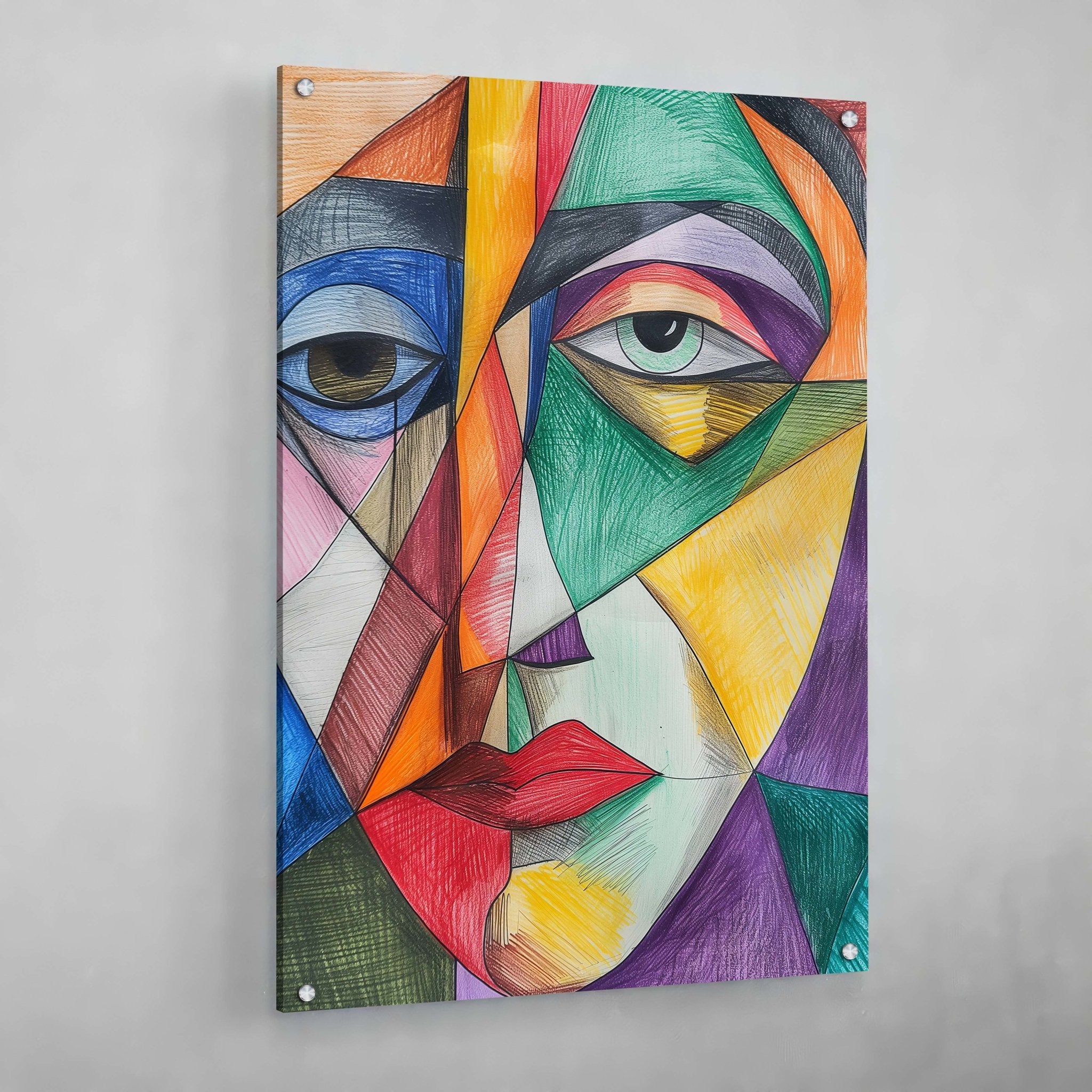 Cubism Canvas Wall Art - Luxury Art Canvas