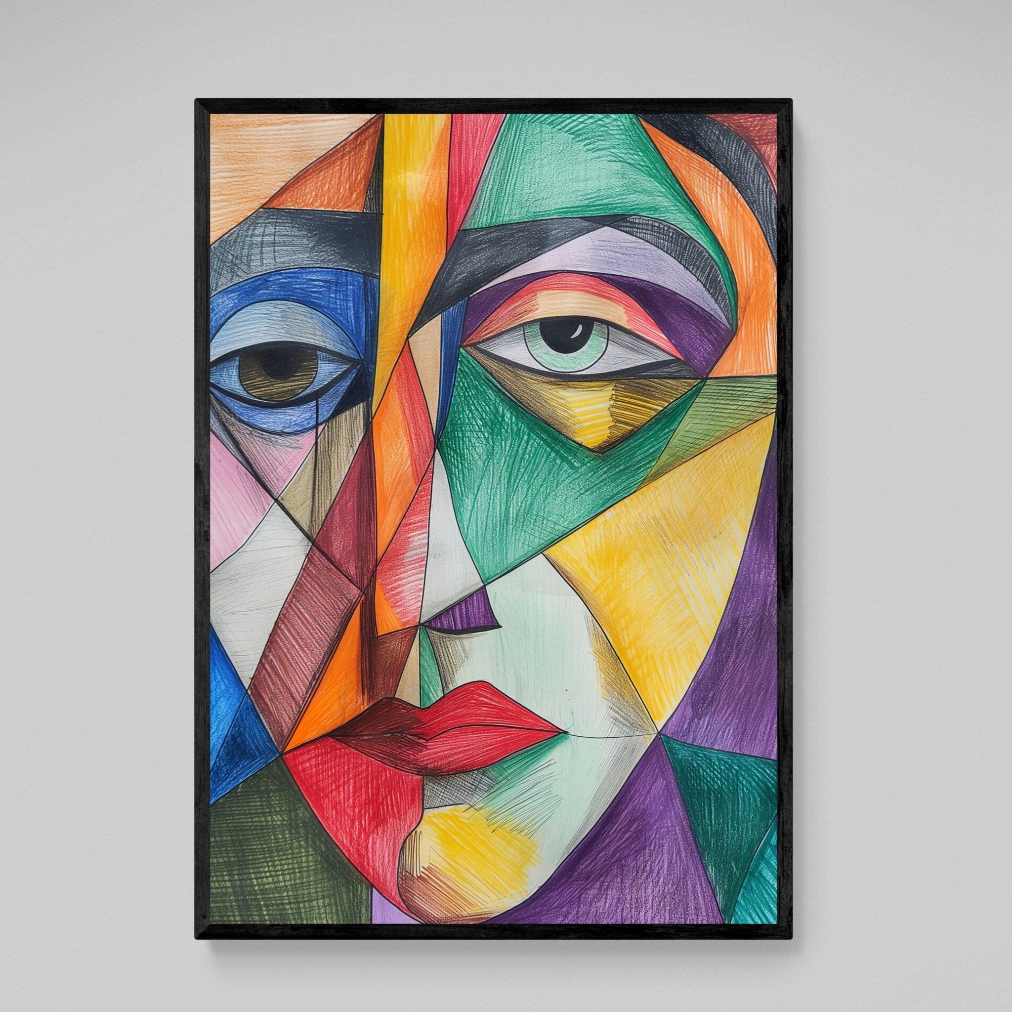 Cubism Canvas Wall Art - Luxury Art Canvas