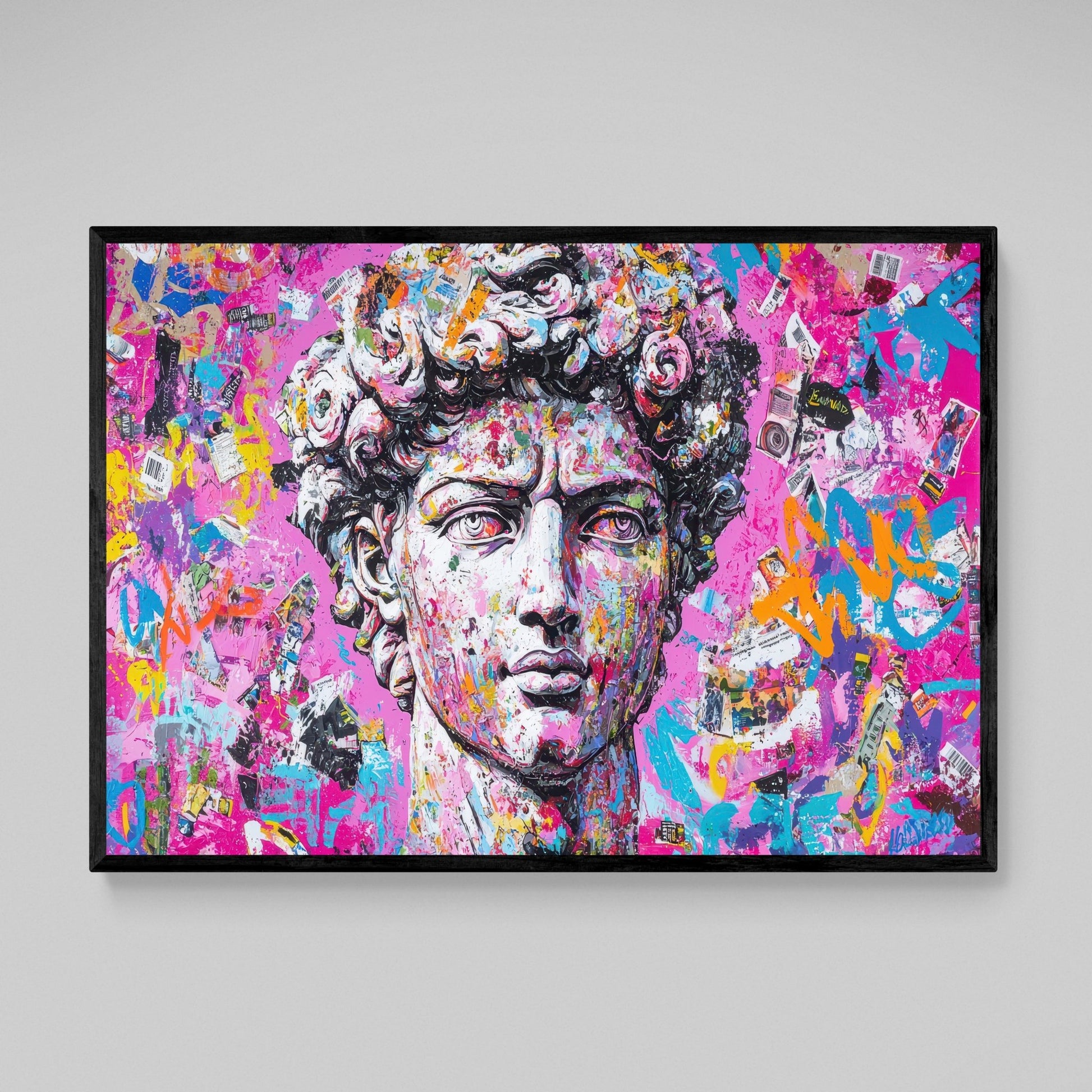 David Colorful Wall Art - Luxury Art Canvas
