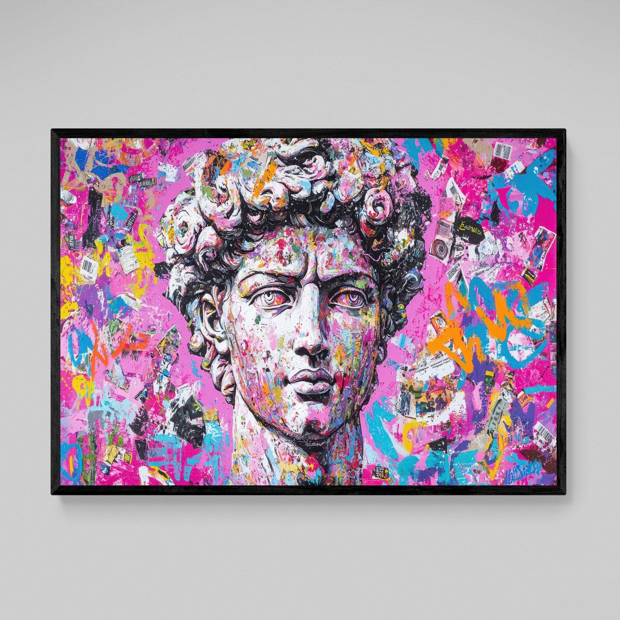 David Colorful Wall Art - Luxury Art Canvas