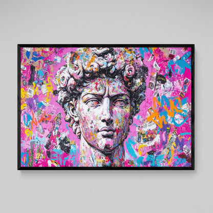David Colorful Wall Art - Luxury Art Canvas