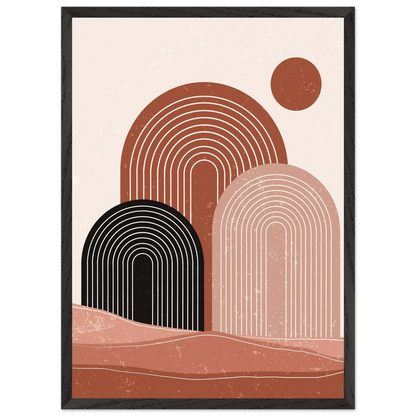 Desert Arches Minimalist Wall Art - Luxury Art Canvas