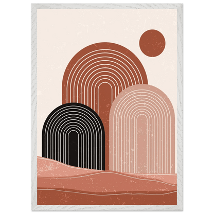 Desert Arches Minimalist Wall Art - Luxury Art Canvas