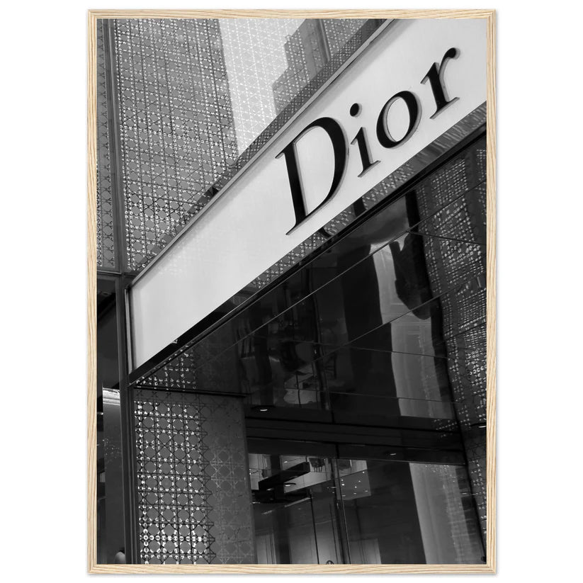 Dior Facade Wall Art - Luxury Art Canvas