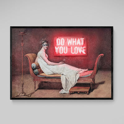 Do What You Love Modern Wall Art - Luxury Art Canvas