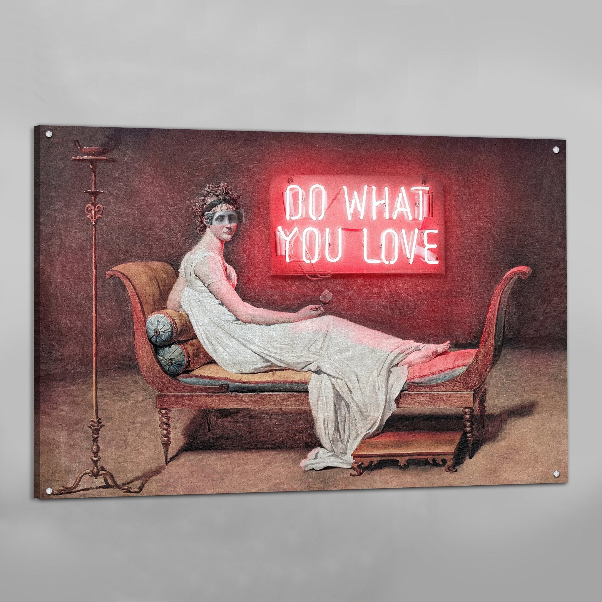 Do What You Love Modern Wall Art - Luxury Art Canvas