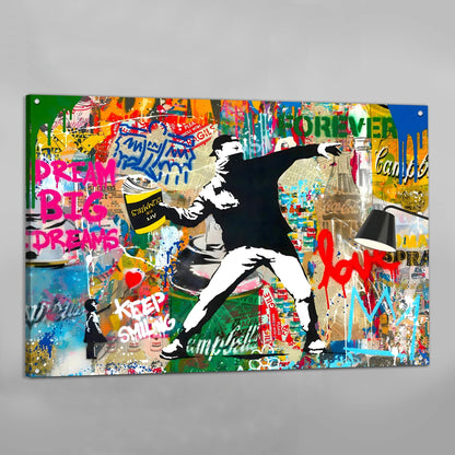 Dream Big Graffiti Wall Art - Luxury Art Canvas