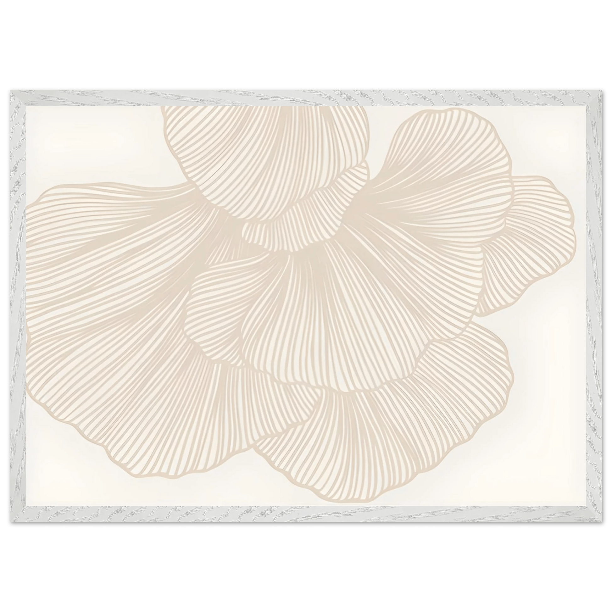 Elegant Floral Lines Minimalist Wall Art - Luxury Art Canvas
