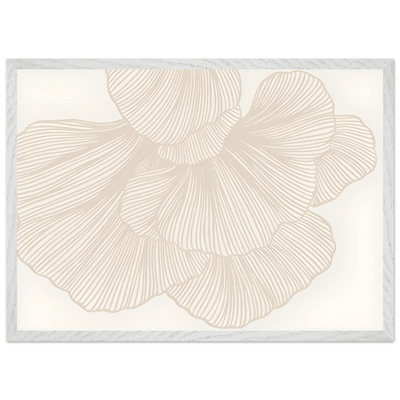 Elegant Floral Lines Minimalist Wall Art - Luxury Art Canvas