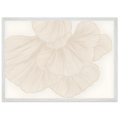 Elegant Floral Lines Minimalist Wall Art - Luxury Art Canvas