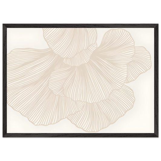 Elegant Floral Lines Minimalist Wall Art - Luxury Art Canvas