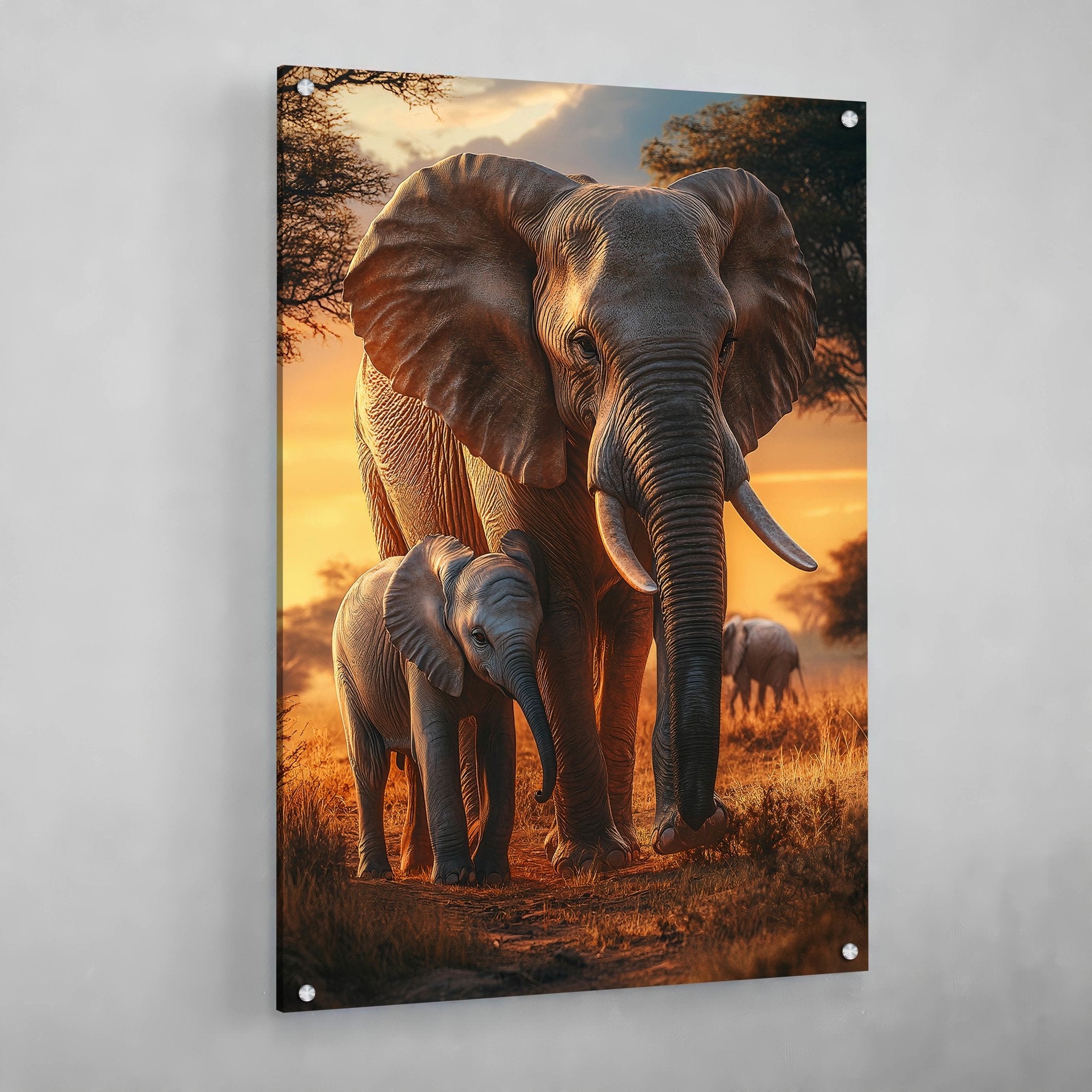 Elephant Canvas Wall Art - Luxury Art Canvas