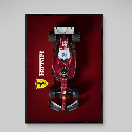 F1 Ferrari Canvas - Luxury Art Canvas