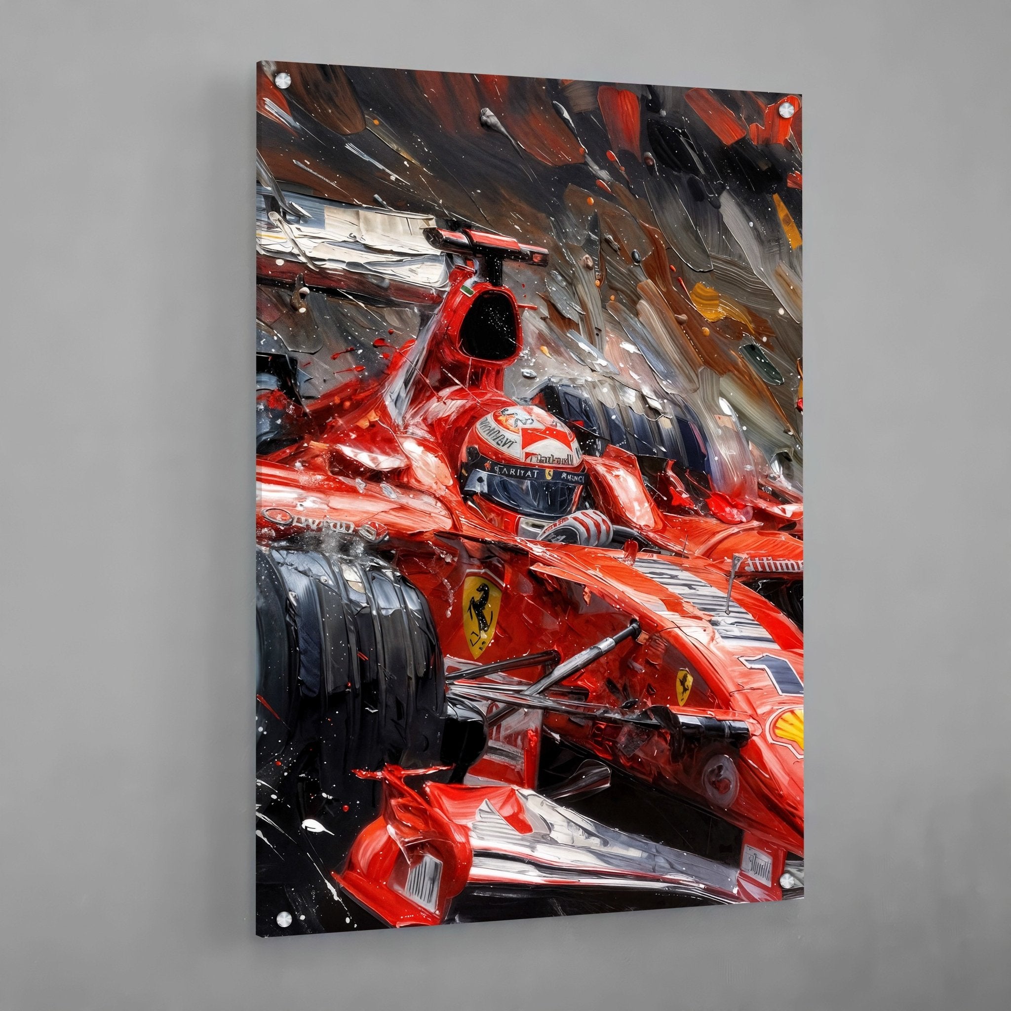Ferrari F1 Wall Art - Luxury Art Canvas