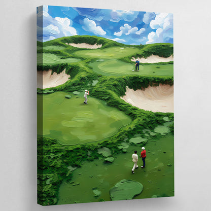 Framed Golf Wall Art - Luxury Art Canvas