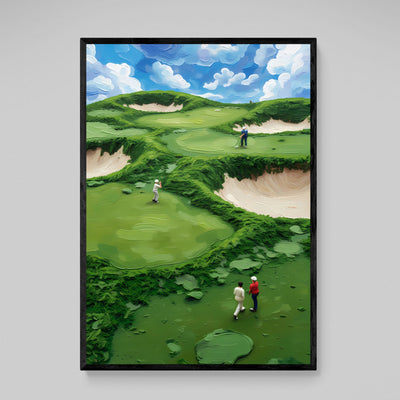 Framed Golf Wall Art - Luxury Art Canvas