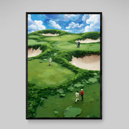 Framed Golf Wall Art - Luxury Art Canvas
