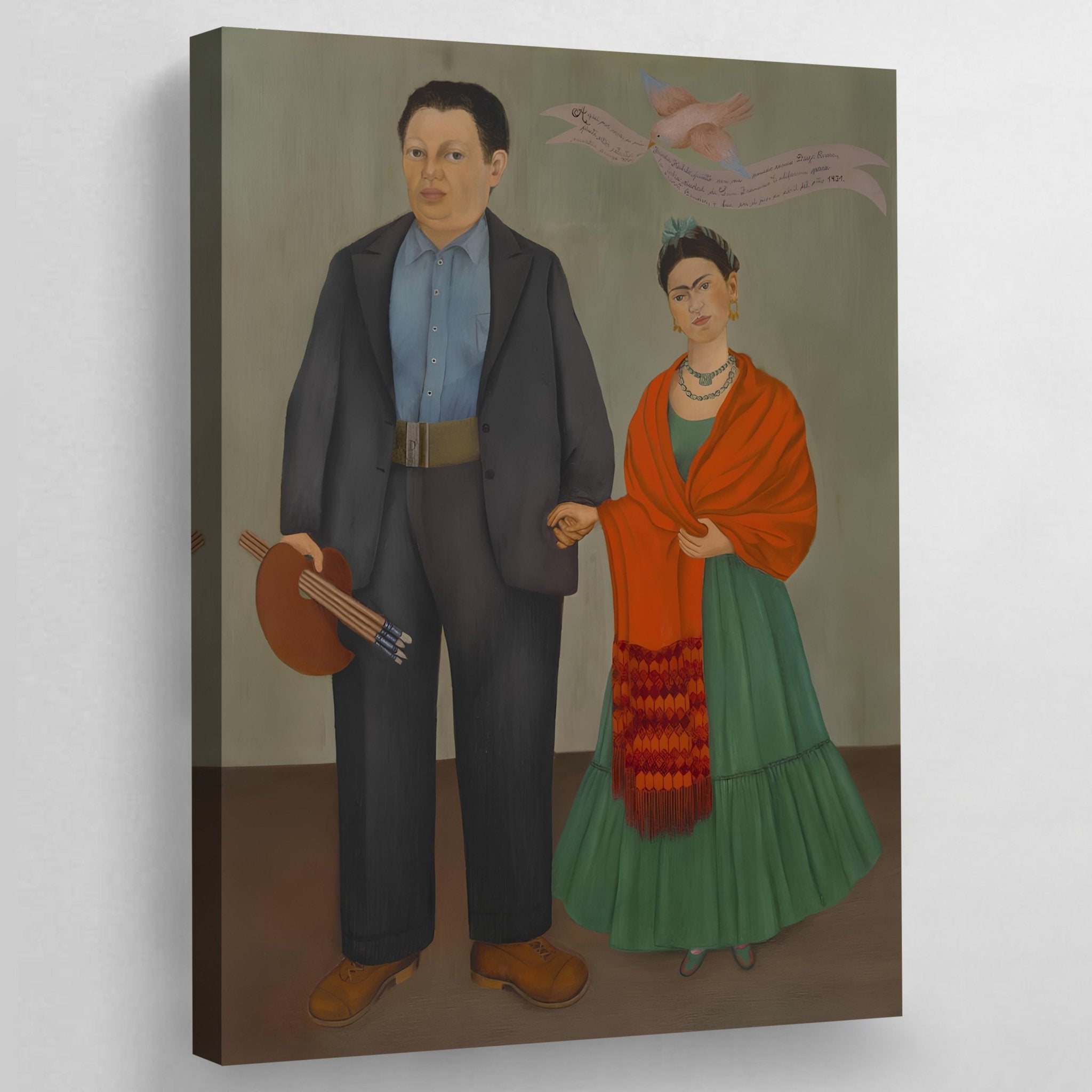 Frieda and Diego Rivera Wall Art - Luxury Art Canvas