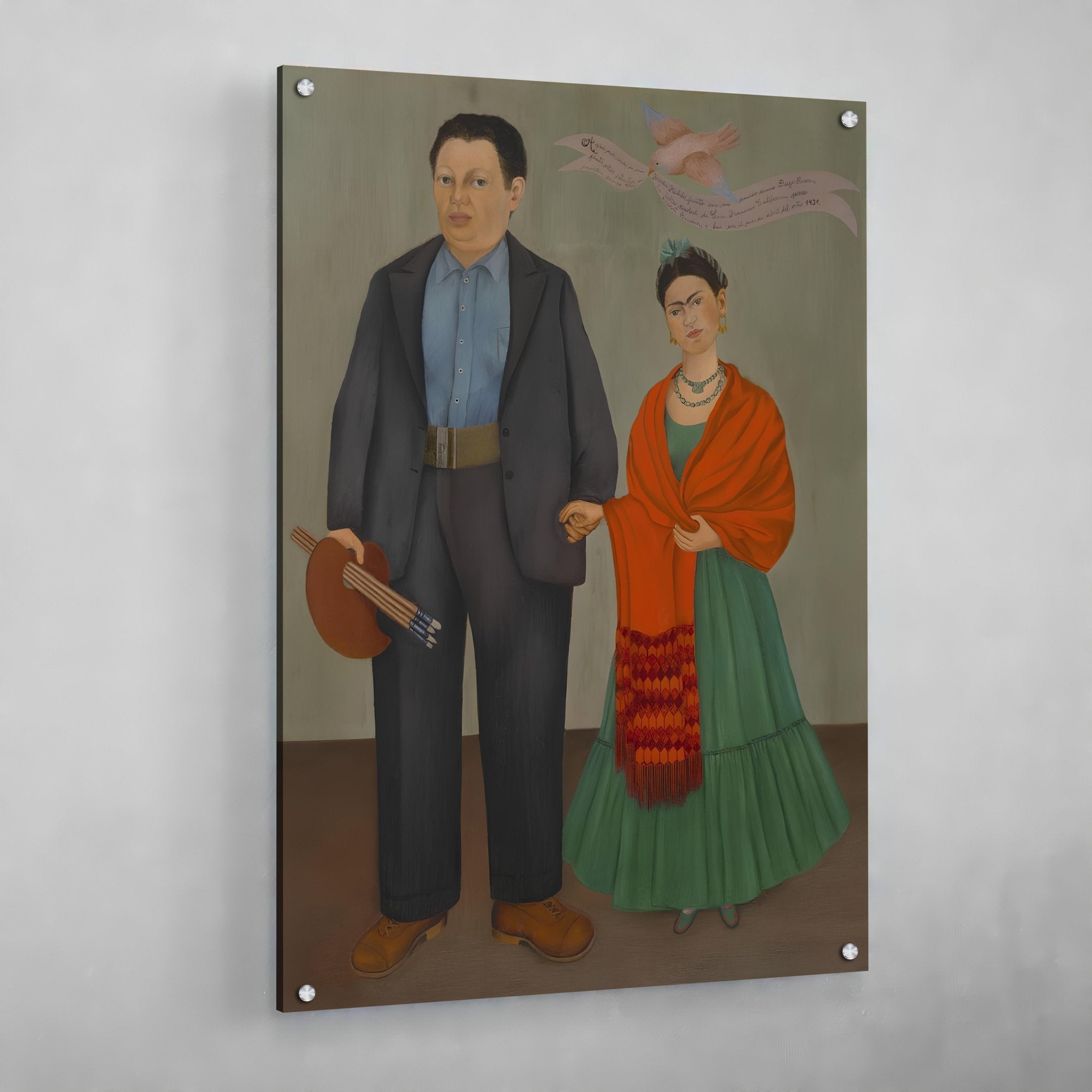 Frieda and Diego Rivera Wall Art - Luxury Art Canvas