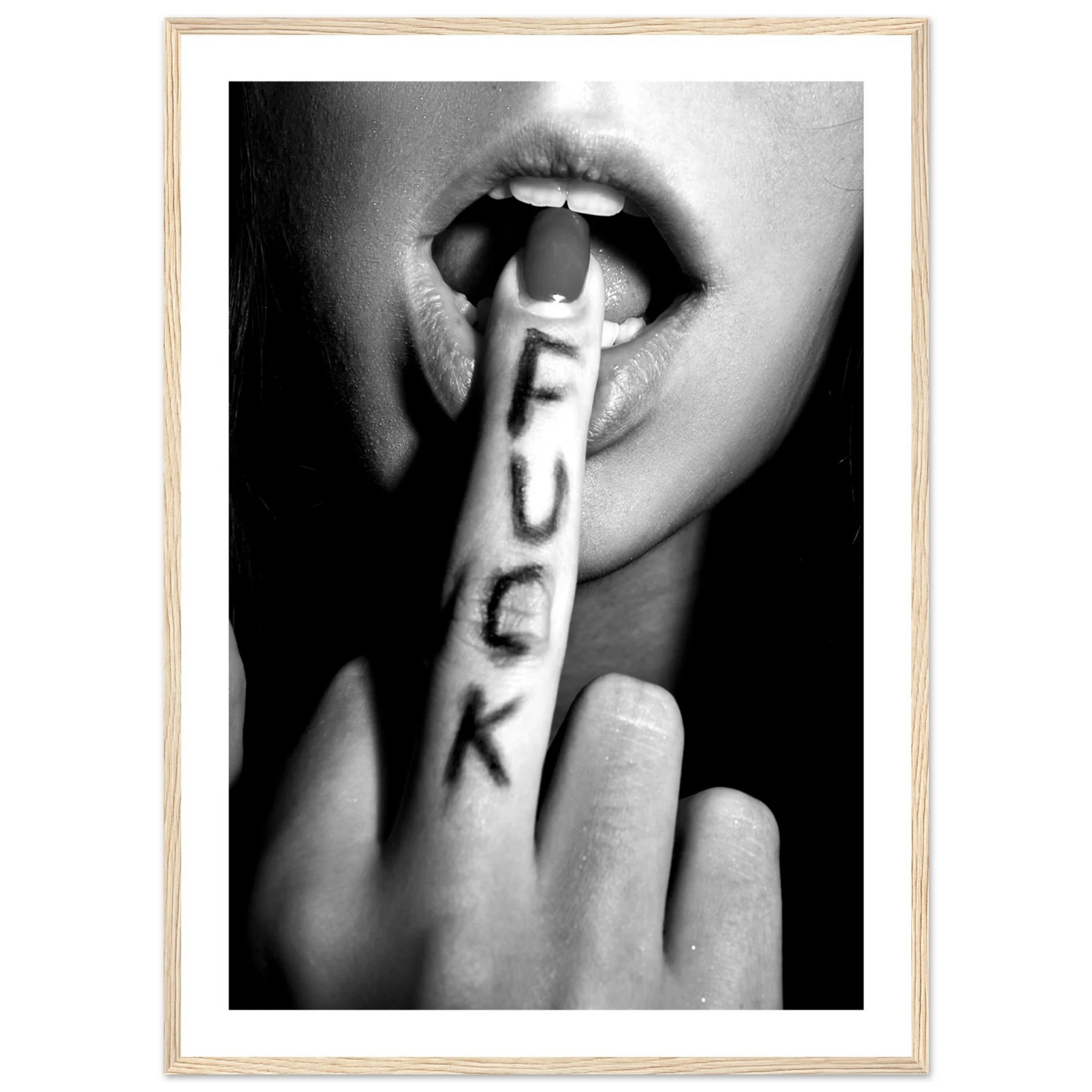 Fuck Photography Wall Art - Luxury Art Canvas