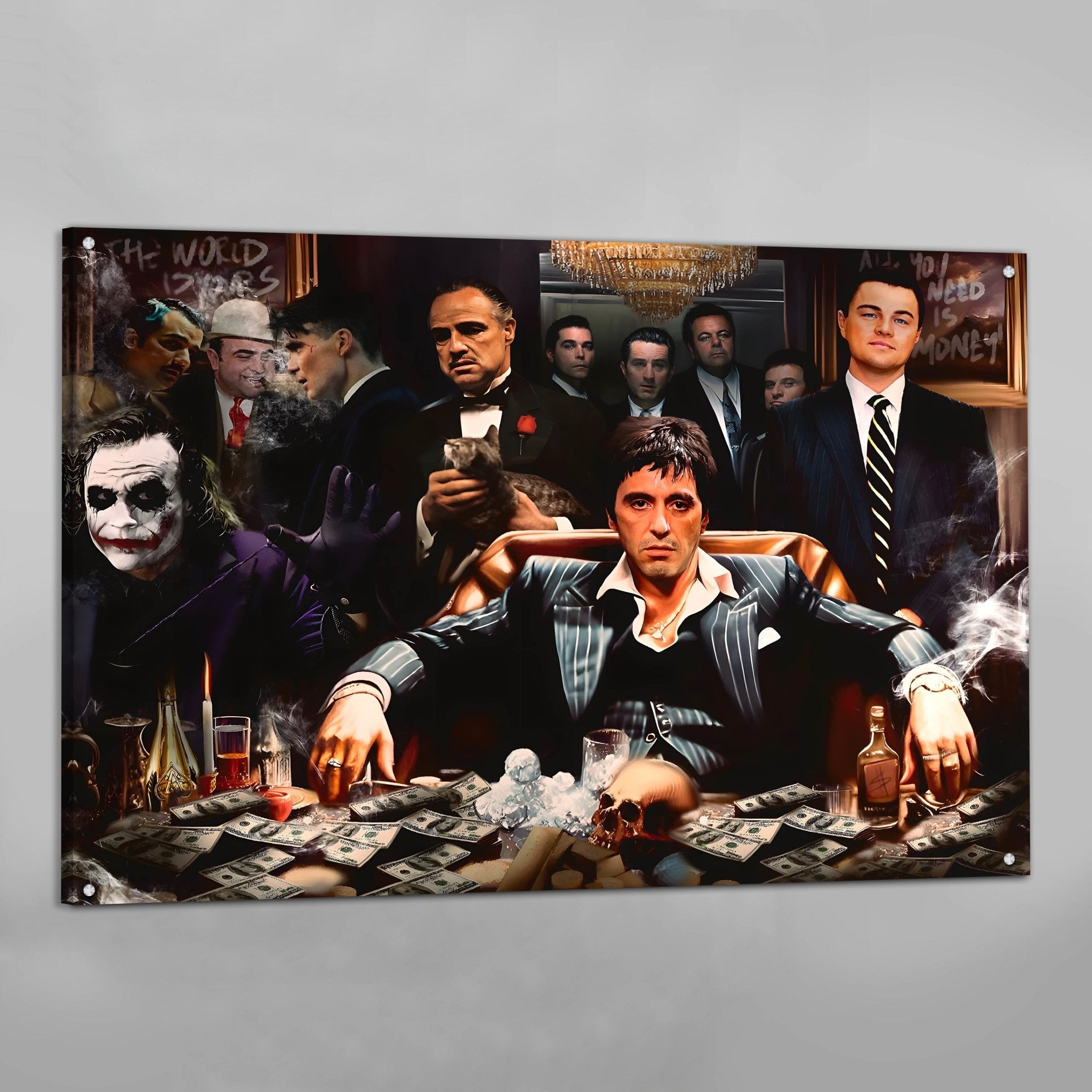 Gangster Wall Art - Luxury Art Canvas