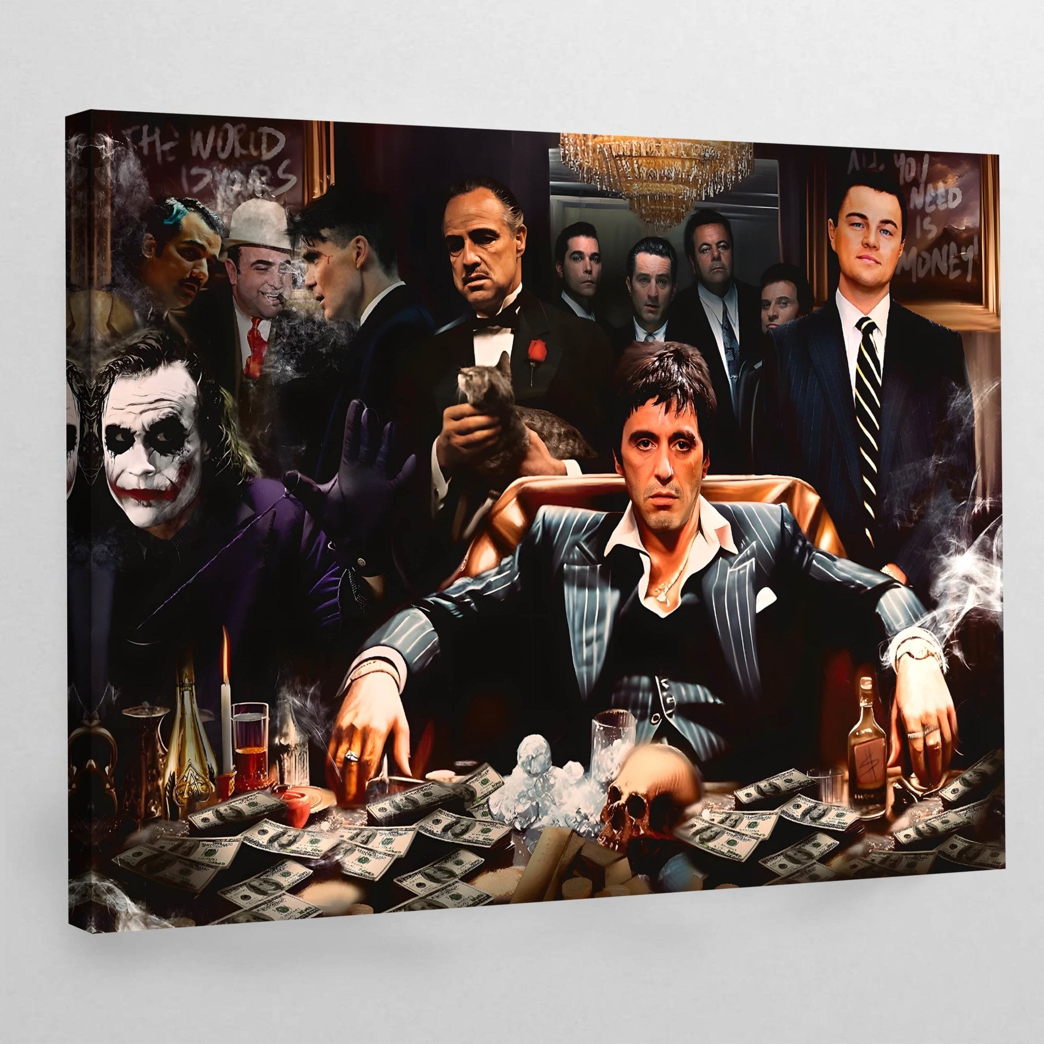 Gangster Wall Art - Luxury Art Canvas