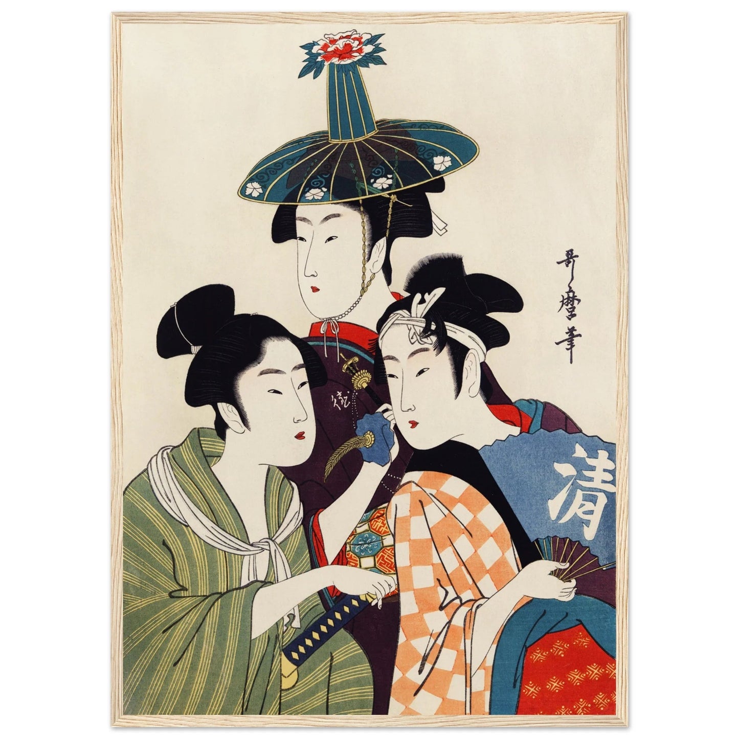 Geisha Japanese Wall Art - Luxury Art Canvas