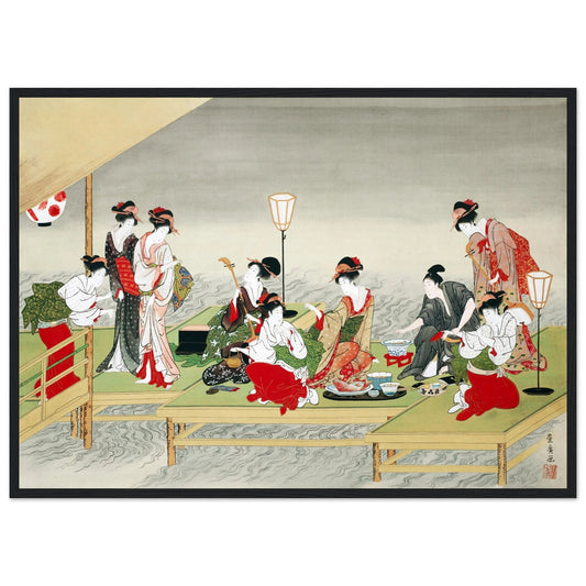 Geishas Wall Art - Luxury Art Canvas