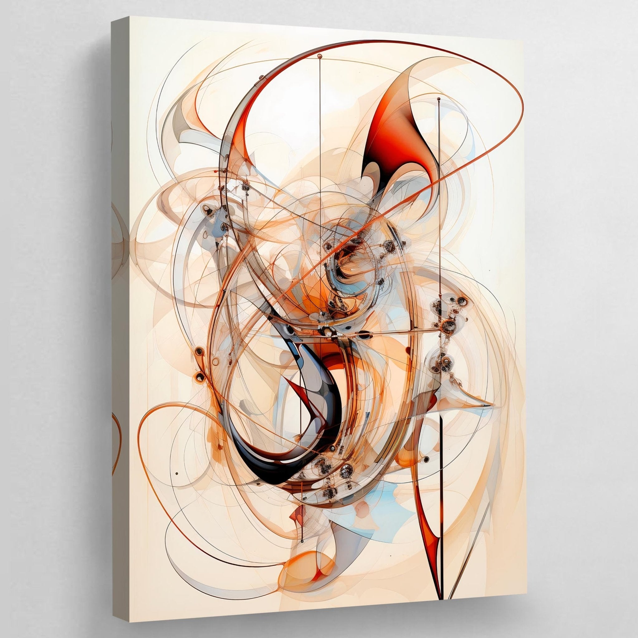 Geometric Abstract Canvas Wall Art - Luxury Art Canvas