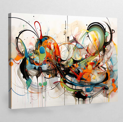 Geometric Abstract Wall Art - Luxury Art Canvas