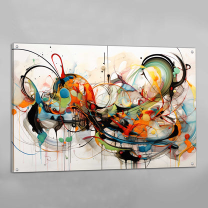 Geometric Abstract Wall Art - Luxury Art Canvas