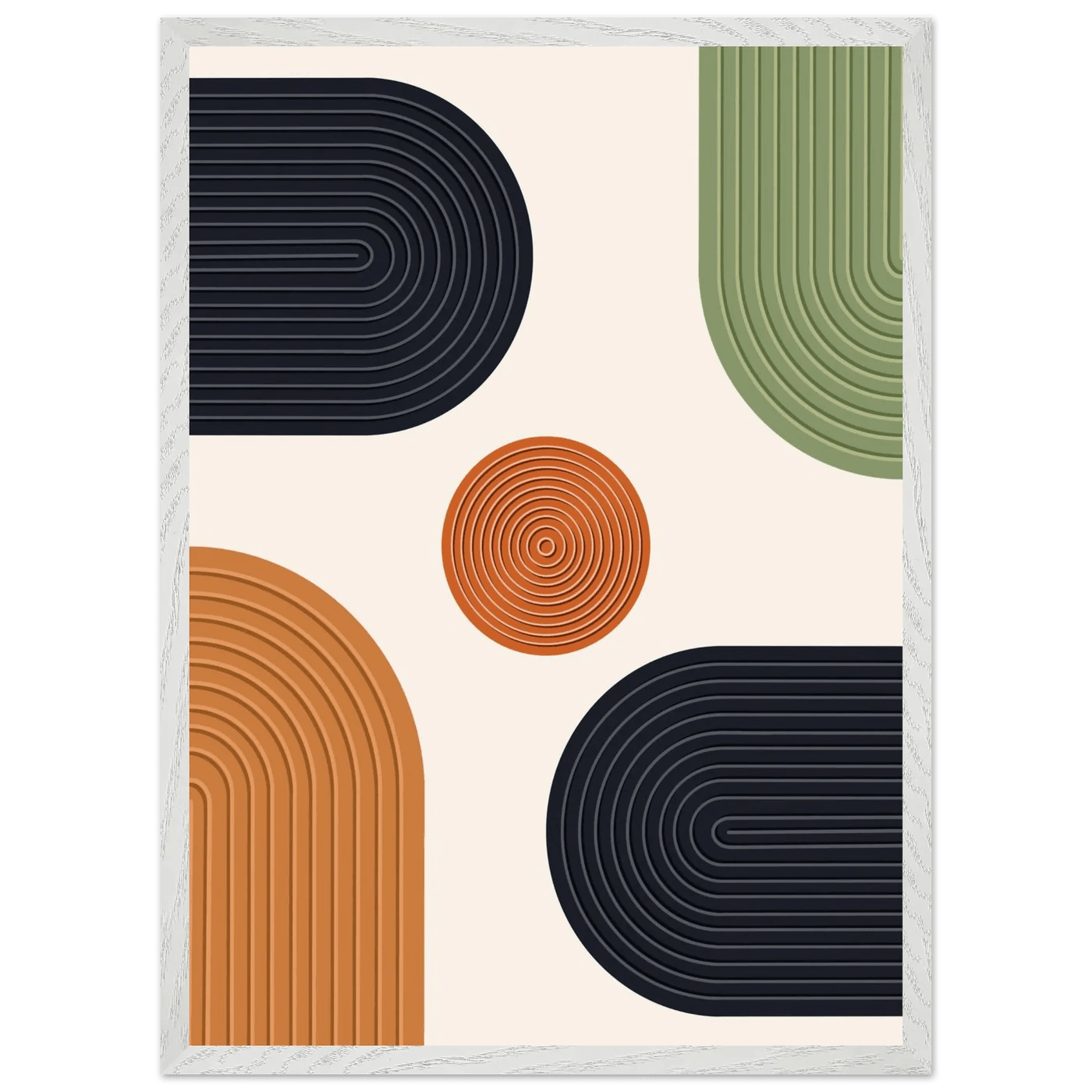 Geometric Design Minimalist Wall Art - Luxury Art Canvas